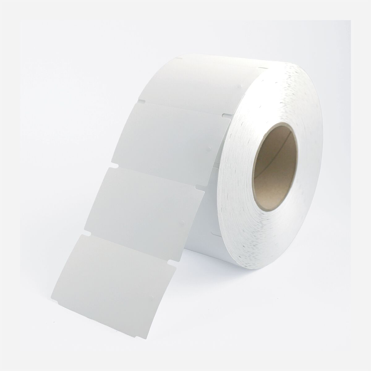White Synthetic Hang Tags 100x60mm