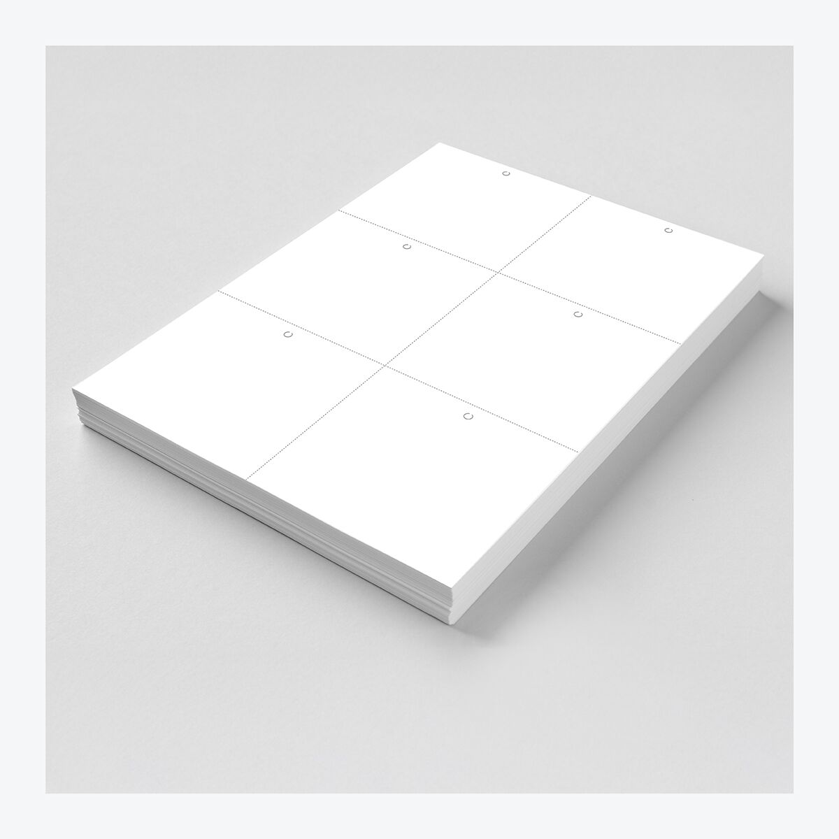 Hang Tags 105x99mm (6 Per Sheet)